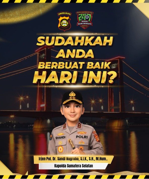 Kapolda Sumsel Ingatkan Jajaran Terus Berbuat Baik: Beri Manfaat ke Masyarakat