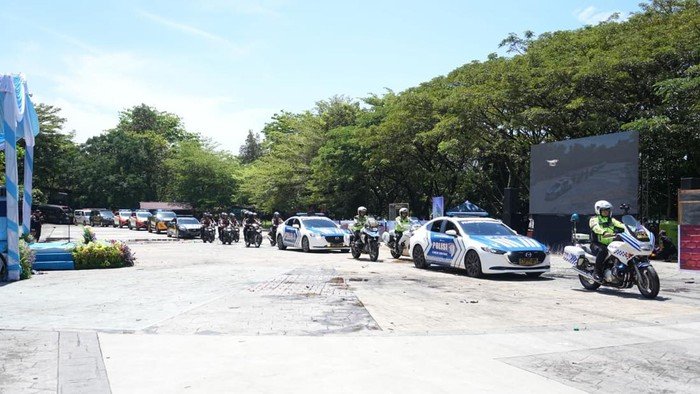 Polda Sumsel Gelar Simulasi Sispamkota, Uji Kemampuan Teknis Lapangan Personel